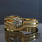 1.25ct Brilliant Diamond Gold Bridal Wedding Set - 02US16B